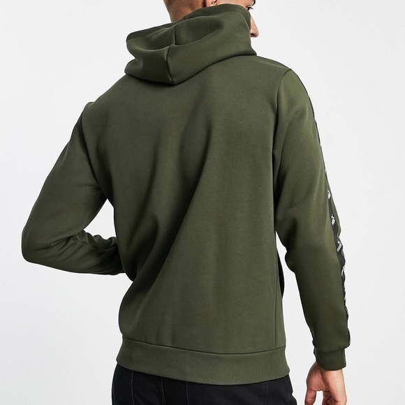 NWT Puma Amplified Sportstyle Core Hoodie Pullover Sweatshirt Size Medium Olive - Picture 5 of 10